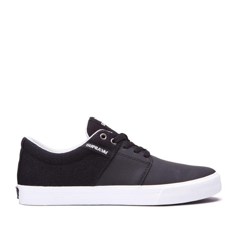 Zapatillas Bajas Supra Argentina Hombre - STACKS II VULC Negras (RVKWX-7204)